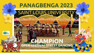 PANAGBENGA 2023  SLU Wins Open Festival Street Dancing Category WATCH the winning performance [upl. by Assened]