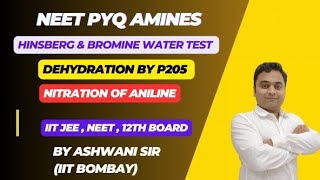 hinsberg test bromine water test  amp nitration of aniline  role of p2o5 [upl. by Roselia]