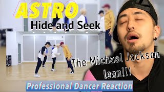 ASTRO 아스트로  숨바꼭질HIDEampSEEK DANCE PRACTICE  Professional Dancer Reacts [upl. by Scornik]