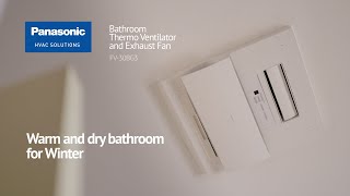 Panasonic Bathroom Dryer Ventilation Fan Install with ShagManor [upl. by Caye371]