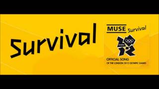 Muse  Survival Official Song of the London Olympic Games HD  with Lyrics [upl. by Cressy954]