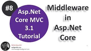 8 Middleware in Aspnet Core  appUse appNext appMap  Http Pipeline  ASPNET Core [upl. by Oht]