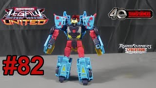 Transformers Legacy United Deluxe Class Cybertron Universe Hot Shot Review 82 [upl. by Ahsenhoj274]