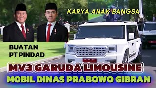 Garuda Limousine Mobil Dinas Presiden Prabowo Subianto dan Wakil Presiden Gibran Rakabuming Raka [upl. by Nyrroc]