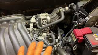 How To Change Spark Plugs On Nissan Qashqai 16 Intake manifold Removal [upl. by Anivlem]