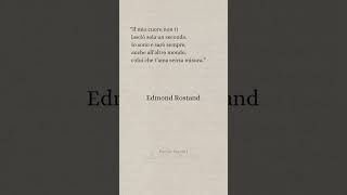 Edmond Rostand letteratura frasi poesia poeta cultura perte [upl. by Zined]