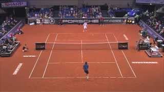 Berenberg Bank Classics  Stefan Edberg vs Goran Ivanišević  Porsche Tennis Grand Prix 2013 [upl. by Eadith]