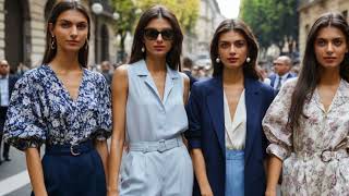 Italian Women in Milan Street Fashion at Its Best [upl. by Ellata]