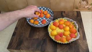 Organic German Apricot Cake Recipe Aprikosenkuchen use it on Christmas [upl. by Berte]