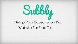 Subbly  Setup Your Own Subscription Box Business [upl. by Olsewski423]