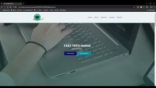 ELearning website created by Html and CSS Fast Teach Online [upl. by Nonnel597]