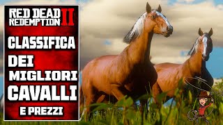 Red Dead 2 Online  CLASSIFICA MIGLIORI CAVALLI E PREZZI ITA 2021 [upl. by Norrat596]