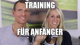 TRAINING FÜR ANFÄNGER  ANFÄNGER TRAININGS PLAN  FITNESSIDDE [upl. by Aieken]