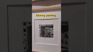 etching painting etching painting art [upl. by Airual]