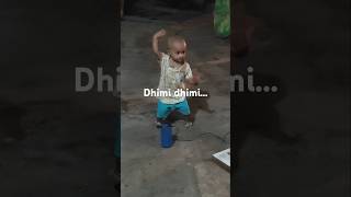 Dhimi dhimi nach🫰small baby🤔dance🫰banjara dj song youtubeshorts [upl. by Alena496]