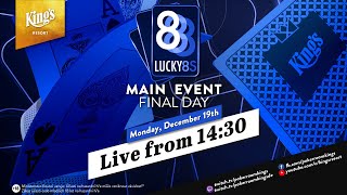 🏆💶 Final Day of €288 Lucky 8s Main Event live from Kings 👑 [upl. by Wynny476]