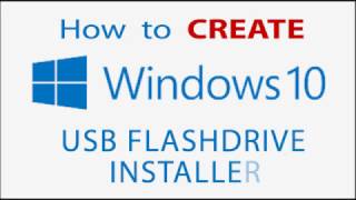 the Easiest way to Create the Official Windows 10 USB Bootable Flash Drive Installer [upl. by Kandace]