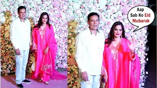 Salman Khan Elder Sister Alvira Khan With Husband Atul Agnihotri Arrive At Salman Khan Eid Party 23 [upl. by Arrio]