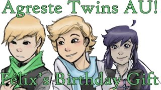 Miraculous Ladybug Comic Dub Agreste Twins AU  Félixs Birthday Gift [upl. by Marlie365]