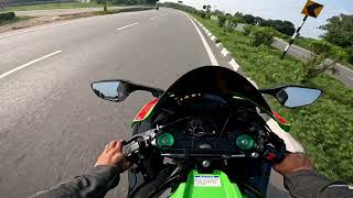 zx10r 1st gear top speed check kawasaki ninja bikelover trending youtube [upl. by Llenrod]