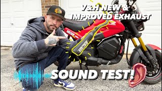 Honda Navi New amp Improved Vance amp Hines Exhaust amp Sound Test No good [upl. by Chatwin]