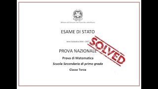 Prova Invalsi Matematica Terza Media 20162017 SPIEGATA e RISOLTA [upl. by Nnaitsirhc740]