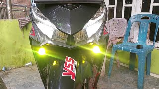 Pasang Lampu Bullaes RX1 di motor Vario LED OLD [upl. by Nuahsed]