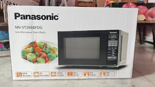 Panasonic microwave oven  solo microwave oven unboxing and review [upl. by Potter]