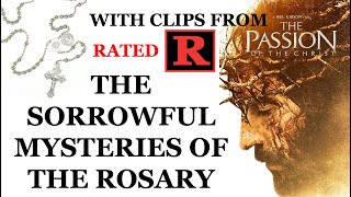 The Sorrowful Mysteries of the Rosary  Passion Clips [upl. by Airbmat]