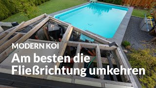 Timos noch nicht vollständig bestückter Riesenfilter  Modern Koi Blog 6753 [upl. by Anelat298]