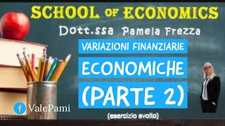 Variazioni economiche e finanziarie in partita doppia Esercizio svolto [upl. by Wertz]