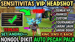 👹2024  Set Andro 100 Headshot ❗Sensitivitas FF Auto Headshot 2024  Sensitivitas Headshot [upl. by Enamrej]