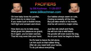 Pacifiers  a song by Bill Kochman [upl. by Jeffy]