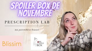 SPOILER DES BOX BEAUTÉ DE NOVEMBRE [upl. by Klepac]