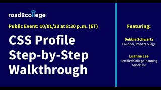 CSS Profile StepbyStep Walkthrough [upl. by Htrow]