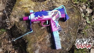 How to make MAC10 Neon Rider from CSGO DIY [upl. by Abbotsun]