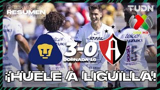 HIGHLIGHTS  Pumas 30 Atlas  AP2023J16  Liga Mx  TUDN [upl. by Yelram561]