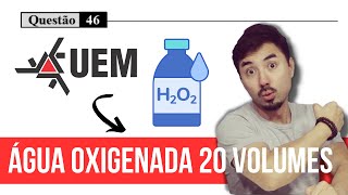 UEM 2024  Questão 46  Química [upl. by Leahplar]