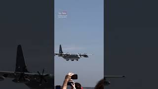 USMC C130 Hercules Short Landing at MAGTF Demo aviation military marines c130 aircraft [upl. by Collins903]