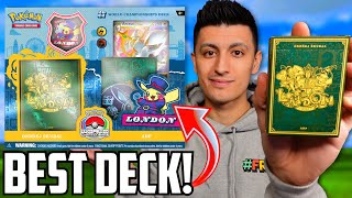 Unboxing the BEST Pokemon TCG Deck You Can Buy World Championships 2022 Deck [upl. by Rhoads]