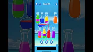 94 level of water sort game viral shorts [upl. by Annayek702]