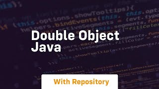 double object java [upl. by Broeder]