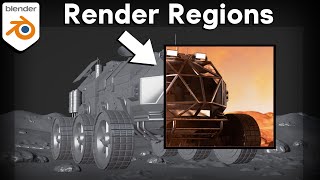 How to Use Render Regions in Blender Tutorial [upl. by Llemij660]