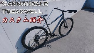 Cannondale TreadwellをMTBパーツに変更してカスタムしてみた [upl. by Aramenta]