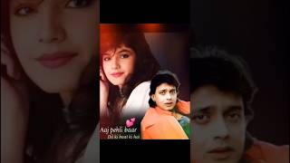 Aaj Pahli Baar Dil Ki Baat Ki Hai kumar SanuAlka Yagnik Tadipaar bollywood  Shorts Hindi Song [upl. by Wyler]