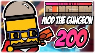 Mod the Gungeon  Part 200  Lets Play Enter the Gungeon Mod the Gungeon  Marine PC Gameplay [upl. by Arliene428]