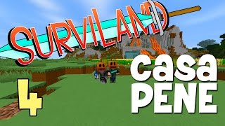 LA CASA PENE TROLLEAR A ROVI JÁ  SURVILAND EP 4  MINECRAFT SERIE DE SURVIVAL TROLL [upl. by Asilahs]