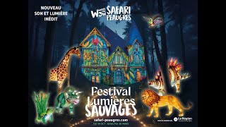 Une 4ème édition Lumières Sauvages exceptionnelle pour les 50 ans du parc animalier [upl. by Adirf]