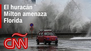 Resumen del avance del huracán Milton que amenaza Florida ¿cuándo tocará tierra [upl. by Norma]