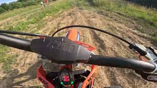 Playing on my tiny turn track KTM SX E5 [upl. by Riccardo]